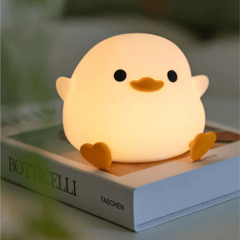 Dodo Duck Night Light,Baby Benson Duck Night Light, LED Cute Bean Duck Night Lamp  Night Light