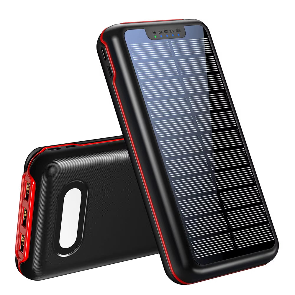 Products 2025 Trending Original Factory OEM Logo Large Capacity 20000Mah Portable USB C for Iphone Charger Solar Power Banks