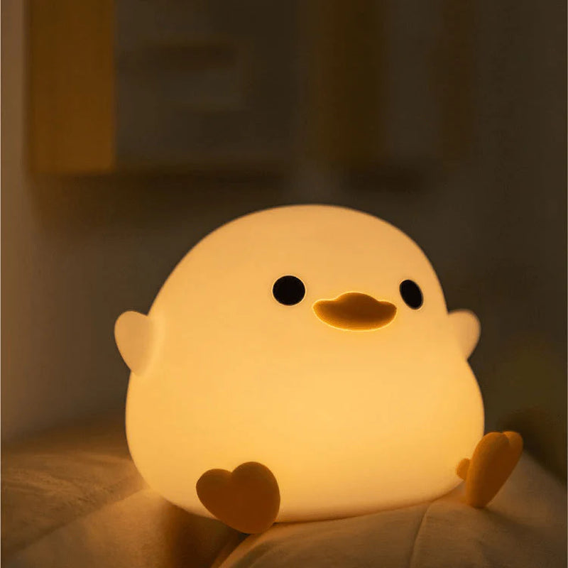 Dodo Duck Night Light,Baby Benson Duck Night Light, LED Cute Bean Duck Night Lamp  Night Light