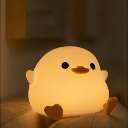 Dodo Duck Night Light,Baby Benson Duck Night Light, LED Cute Bean Duck Night Lamp  Night Light