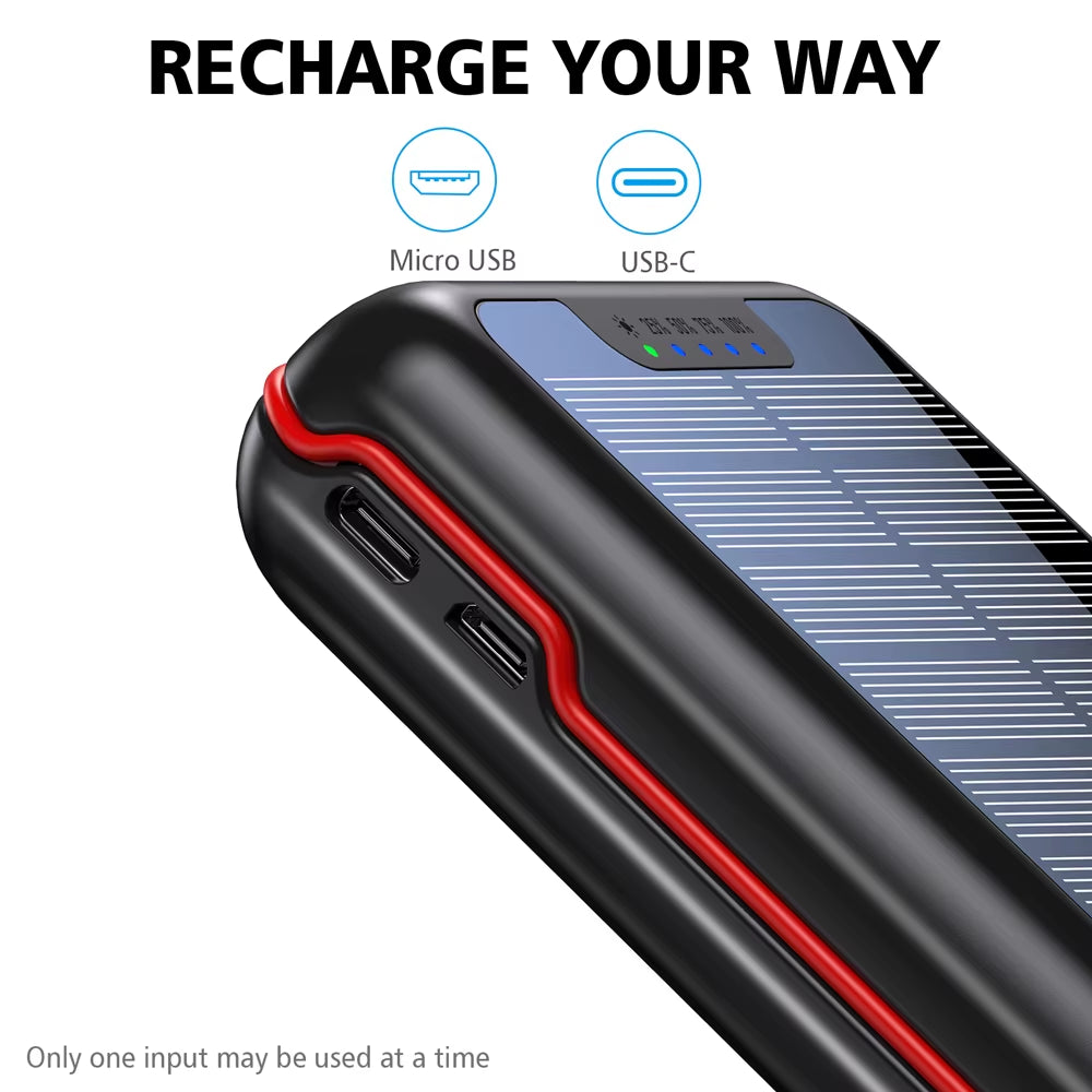 Products 2025 Trending Original Factory OEM Logo Large Capacity 20000Mah Portable USB C for Iphone Charger Solar Power Banks