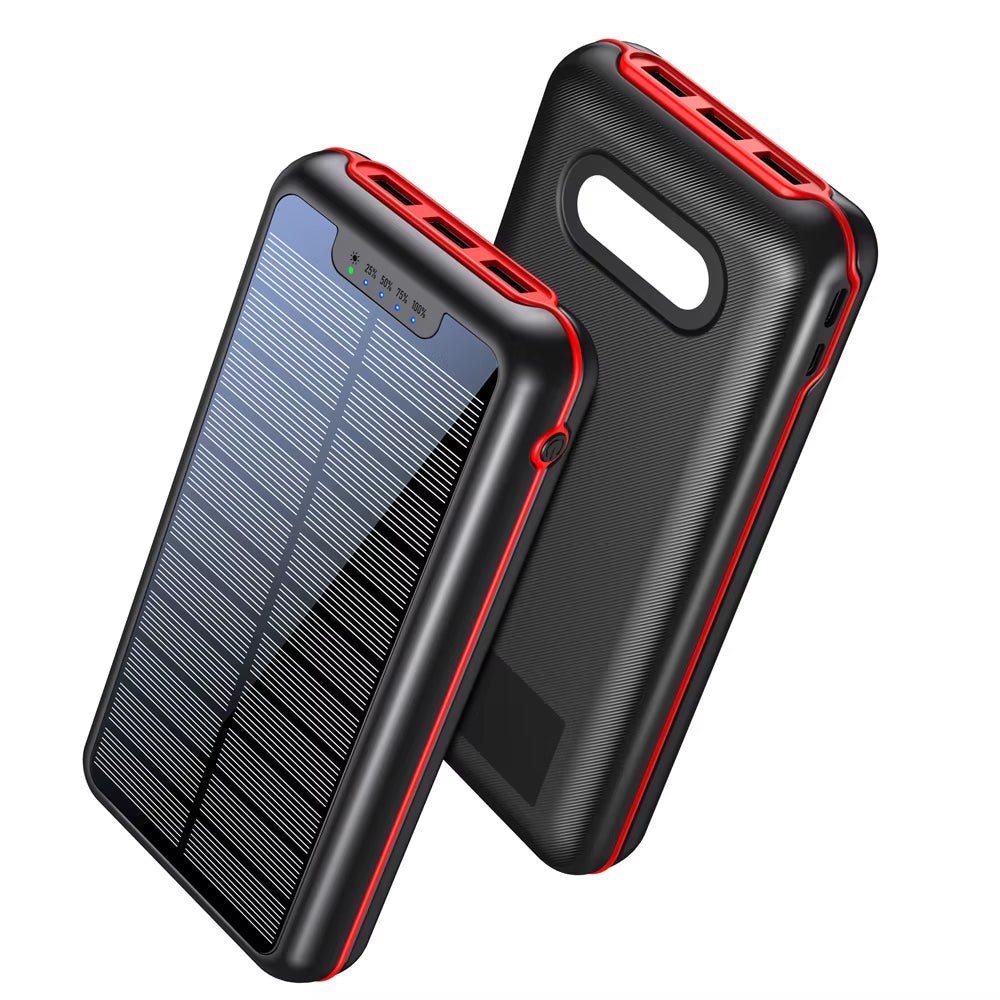 Products 2025 Trending Original Factory OEM Logo Large Capacity 20000Mah Portable USB C for Iphone Charger Solar Power Banks