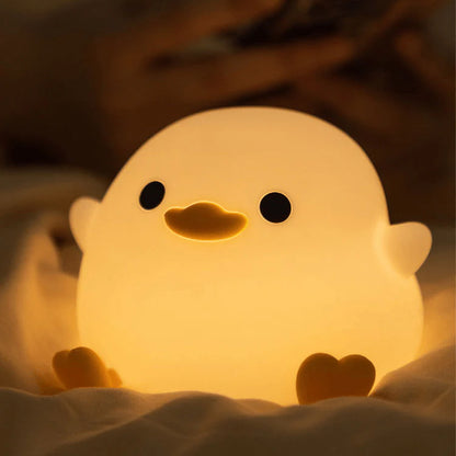 Dodo Duck Night Light,Baby Benson Duck Night Light, LED Cute Bean Duck Night Lamp  Night Light