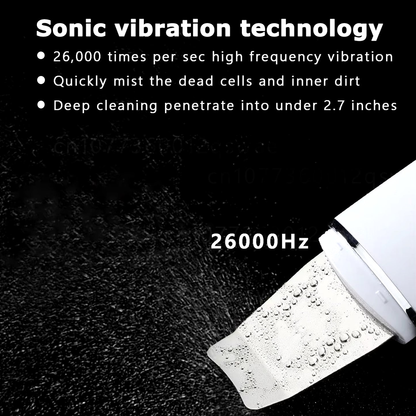 Ultrasonic Skin Scrubber Facial Deep Cleansing Blackhead Remove Ultrasonic Cleansing Cavitation Peeling Shovel Skin Scrubber