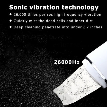 Ultrasonic Skin Scrubber Facial Deep Cleansing Blackhead Remove Ultrasonic Cleansing Cavitation Peeling Shovel Skin Scrubber